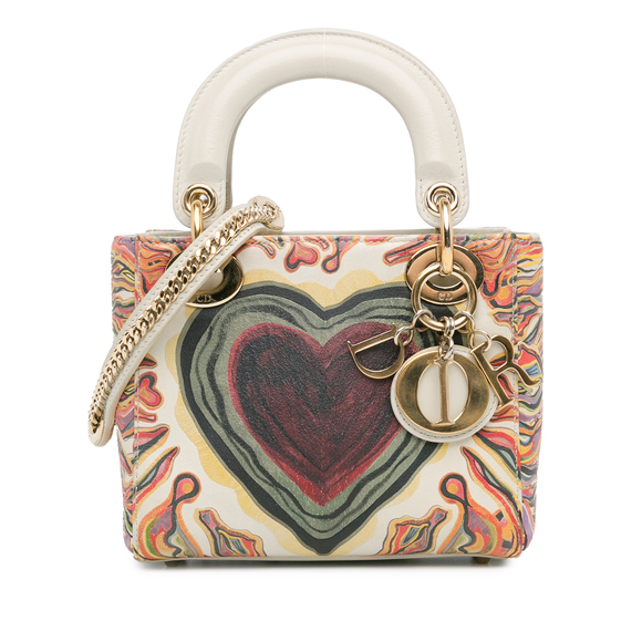 Pre-Loved Dior Limited Edition Mini Calfskin Lady DiorAmour Lady Dior - Picture 1 of 11